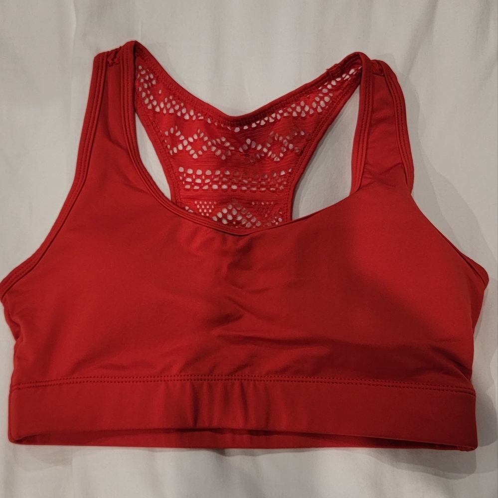 Red Zyia Sports Bra